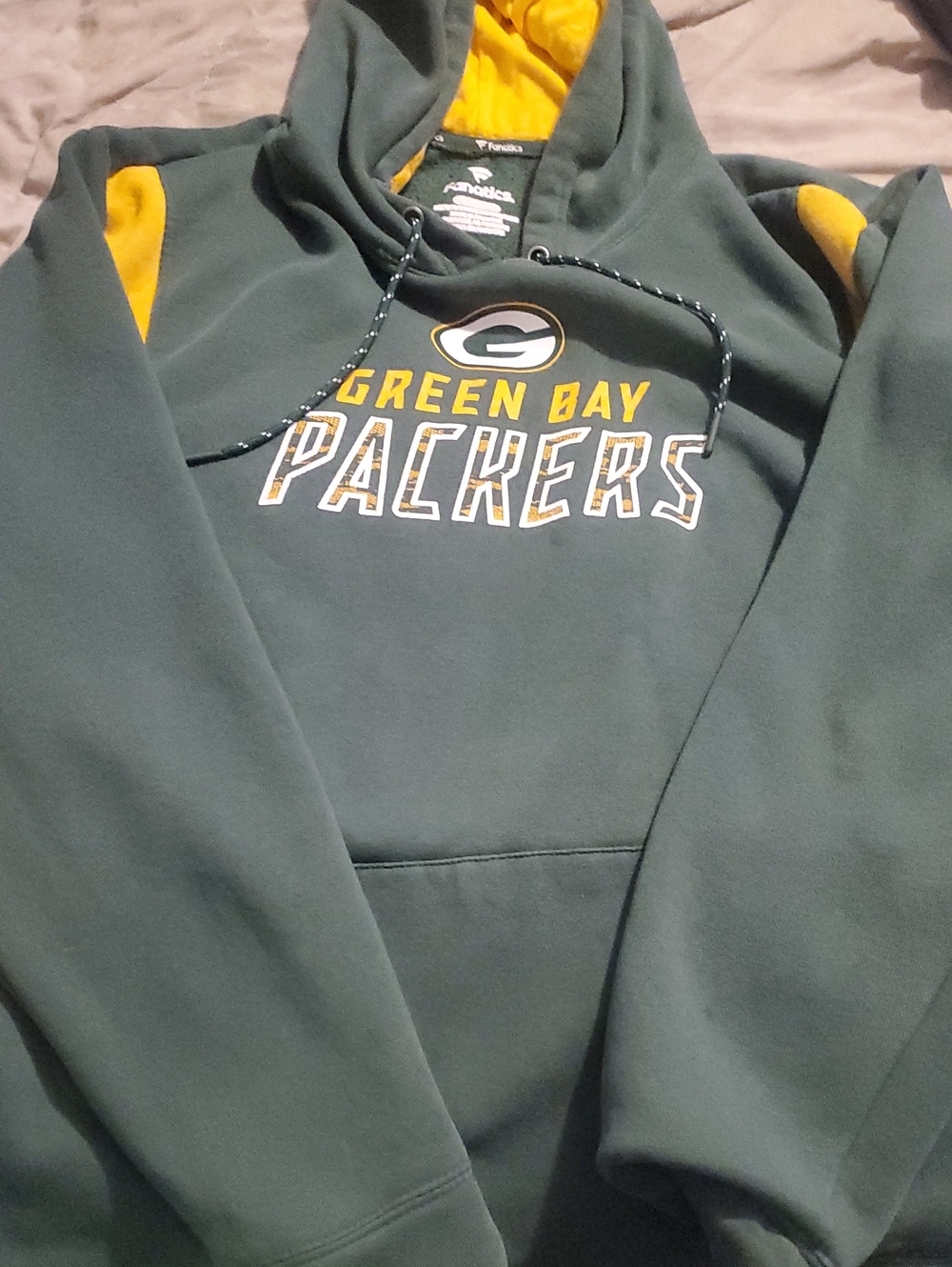 NFL Authentic Fanatics Brand Green Bay Packers Hoodie..🏈🧀